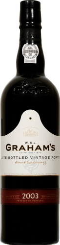 Wj Grahams Late Bottled Vintage Port Perspective: front