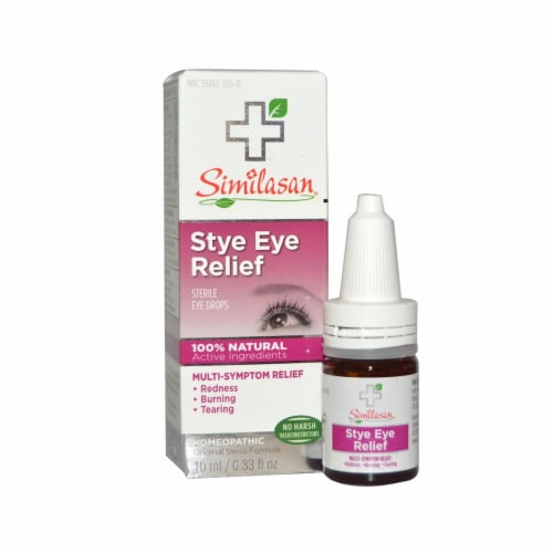 Similasan Stye Eye Relief Drops Perspective: front