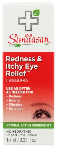 Similasan Redness & Itchy Eye Relief Drops Perspective: front