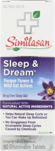 Similasan Sleep and Dream Tablets Perspective: front