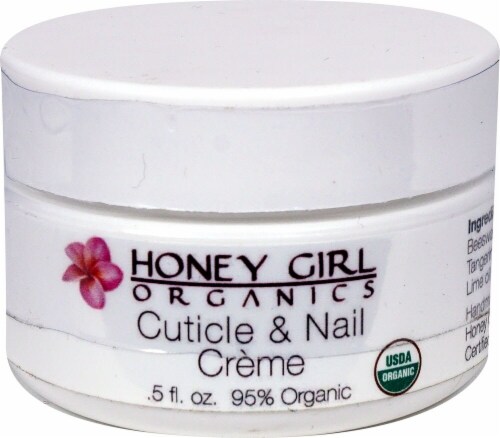Honey Girl Organics Cuticle & Nail Crème Perspective: front