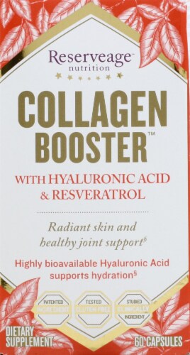 Reserveage Nutrition Collagen Booster Capsules Perspective: front