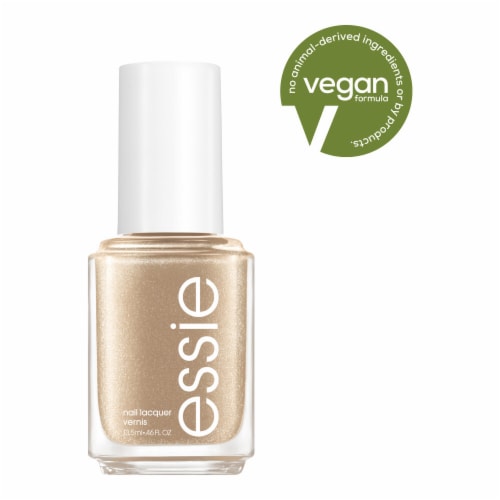 Essie Mirror Metallics Good As Gold Nail Color Perspective: front