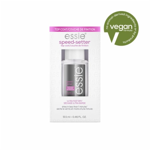 Essie Nail Care Vegan Clear Top Coat Speed Setter, 0.46 fl oz - Pick \'n Save