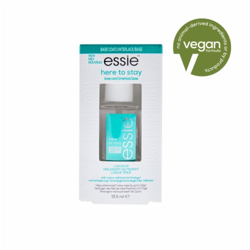 Essie Here To Stay Longwear Base Coat Nail Polish Perspective: front