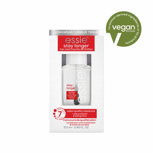 Essie Nail Care Vegan Longwear Top Coat Stay Longer Perspective: front
