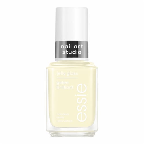Essie Nail Art Studio Jelly Gloss Nail Polish Sheer Buttercup Jelly Perspective: front