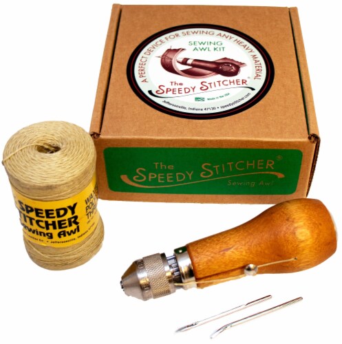 Silver Creek Speedy Stitcher Sewing Awl Kit Perspective: front
