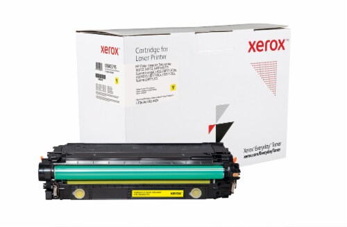 Everyday Yellow Toner compatible with HP 508A, Canon CRG-040 Yellow, Standard Capacity Perspective: front