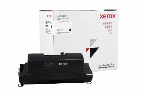 Everyday Black Toner compatible with HP 64X, Chipped for FMAudit Software, Jumbo Capacity Perspective: front