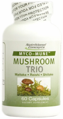 Nutritional Concepts  Myco-Mune™ Mushroom Trio Perspective: front