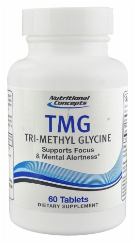 Nutritional Concepts  TMG Tri-Methyl Glycine Perspective: front