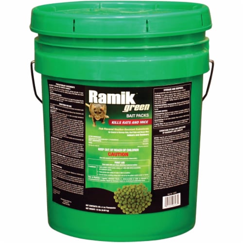 Ramik Green Pellet Bait Pack Rat And Mouse Poison (60-Pack) 116305, 1