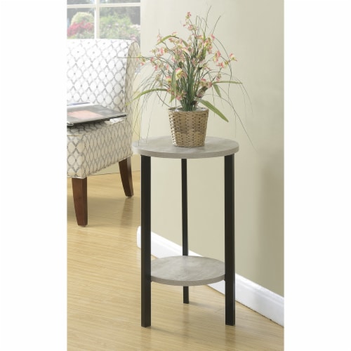 Convenience Concepts 111254 Graystone Plant Stand, 24 in. Perspective: front