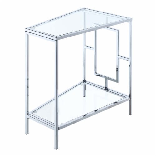 Convenience concepts town square shop chrome end table