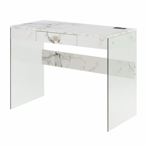 Soho glass desk online