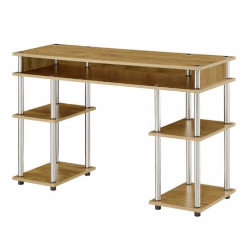 Convenience Concepts Designs2go No Tools Student Desk Light Oak for sale online 