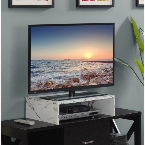 Convenience Concepts Designs2Go Small TV Monitor Riser in White