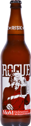 Rogue Mom Hefeweizen Ale Perspective: front