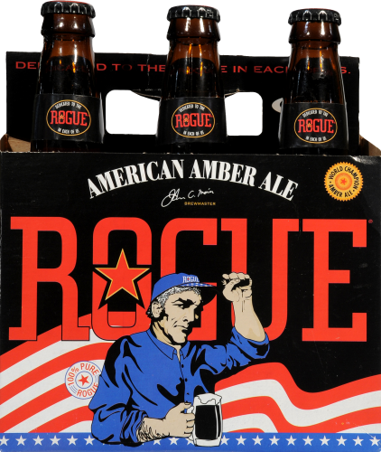 Rogue American Amber Ale Perspective: front