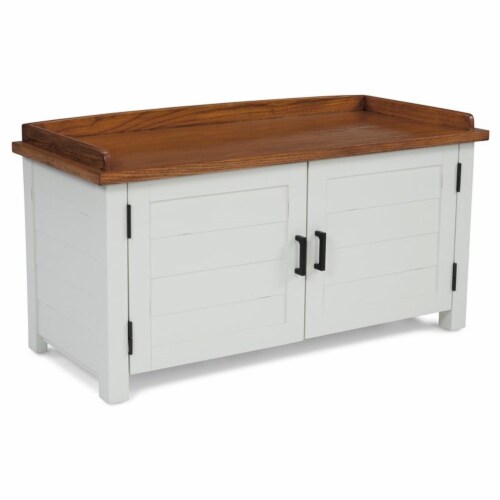 Off white on sale storage bench