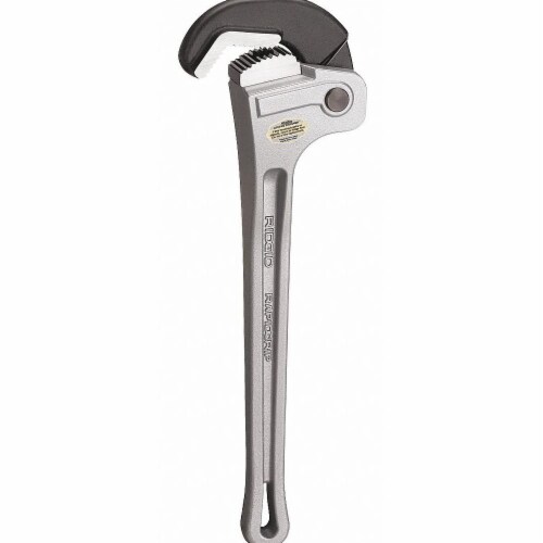 Ridgid Pipe Wrench,I-Beam,Serrated,14 14 Perspective: front