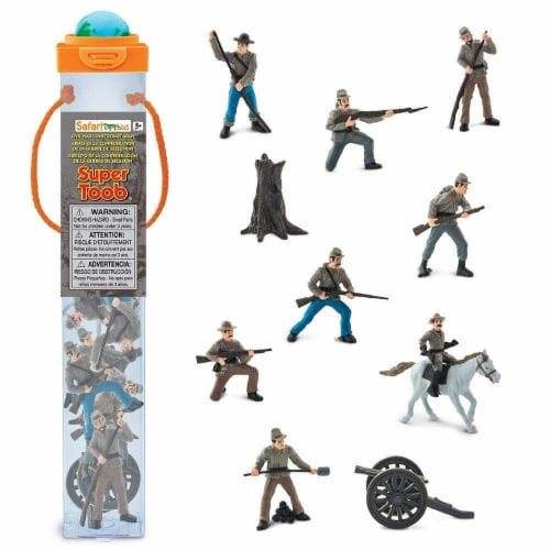 Civil War Confederate Army Super TOOB Perspective: front