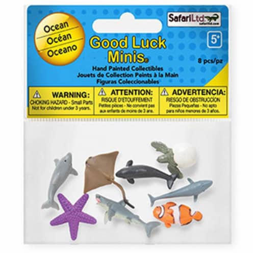 Ocean Fun Pack Mini Good Luck Figures Safari Ltd, 1 Unit - Jay C