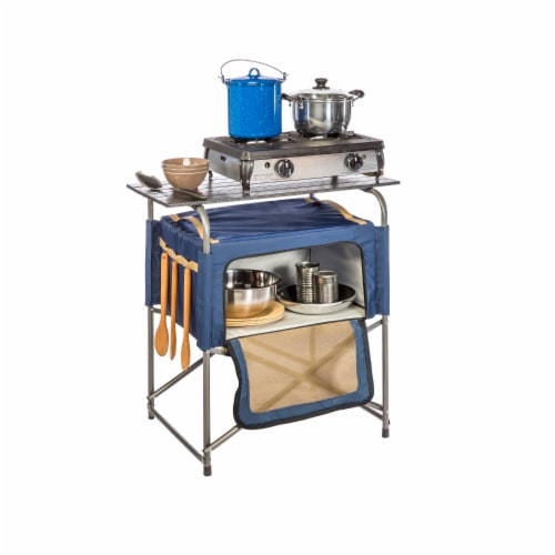 Kamp-Rite KPT171 Kamp-Rite EZ Prep Table with Insulated Bag Perspective: front