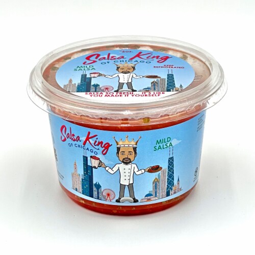 Salsa King of Chicago Mild Salsa Perspective: front