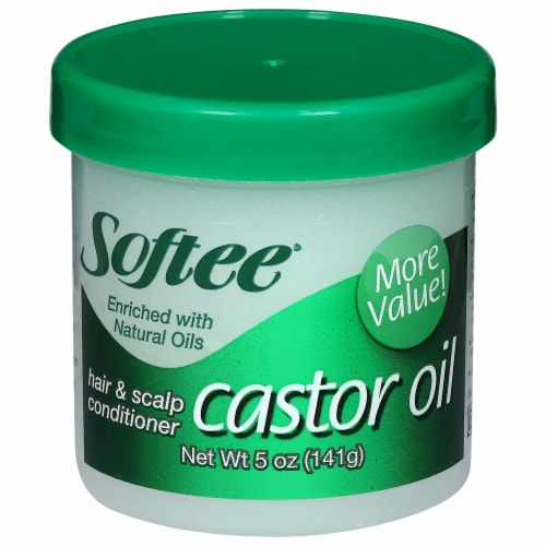 Softee® Castor Oil Hair & Scalp Conditioner Perspective: front