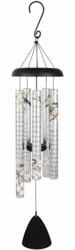 38" A Gift, Picturesque Sonnet Wind Chime Perspective: front