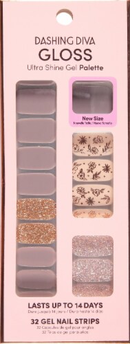 Dashing Diva GS45 Lavender Dreams Gloss Gel Nail Strip Perspective: front