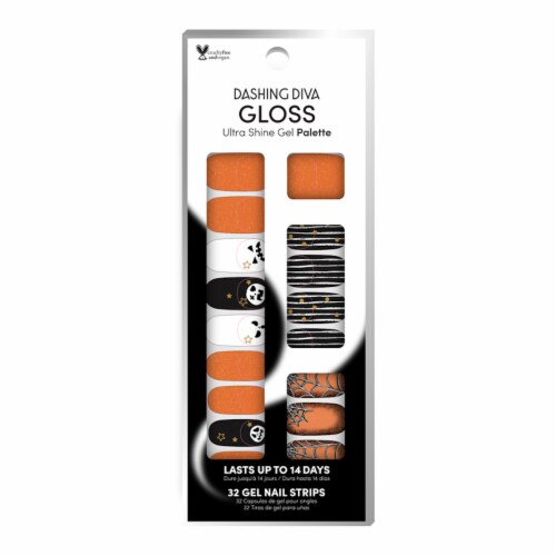 Dashing Diva Pumpkin Freight Ultra Shine GEl Palette Perspective: front