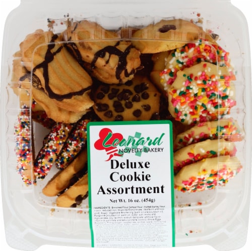 Leonard Novelty Bakery Deluxe Cookie Assortment Perspective: front