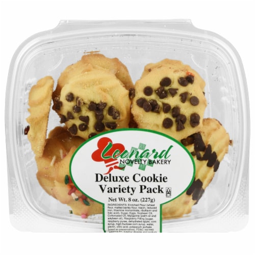 Leonard Novelty Bakery Deluxe Cookie Variety Pack Perspective: front