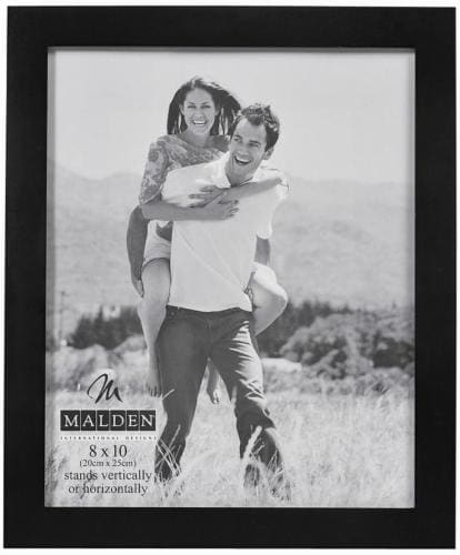 Malden Linear Picture Frame - Black Perspective: front