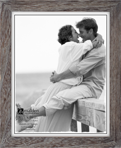Malden Ridge Linear Distressed Frame - Gray Perspective: front