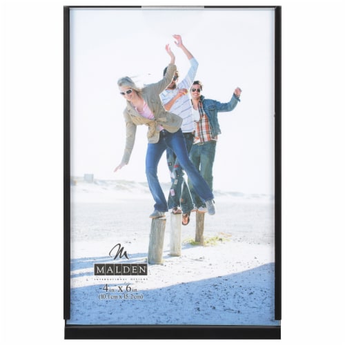 Malden Metal Picture Frame - Black Perspective: front