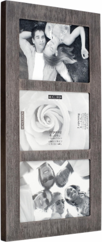 Malden Ridge 4 x 6 3-Opening Linear Picture Frame Perspective: front