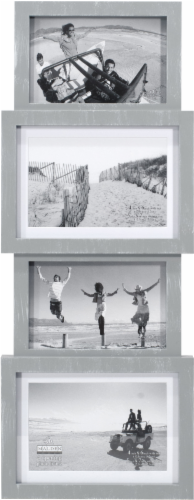 Malden Linear 4-Opening Picture Frame Perspective: front