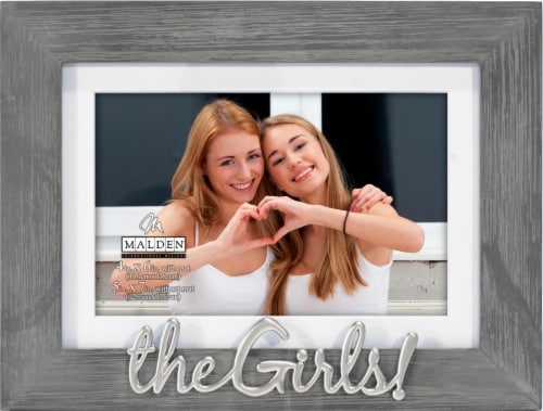 Malden The Girls Frame with Mat - Gray Perspective: front