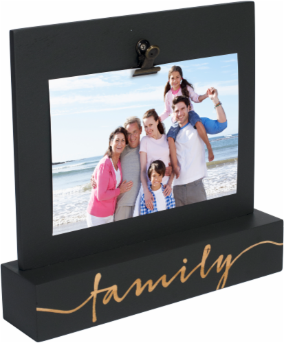 Malden Family Laser Engraved Tabletop Frame Perspective: front
