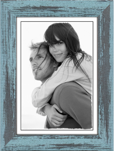 Malden Williamsburg Picture Frame - Blue Perspective: front