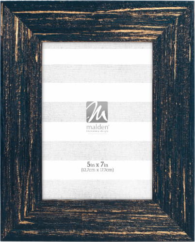 Malden Picture Frame - Blue/Gold Perspective: front
