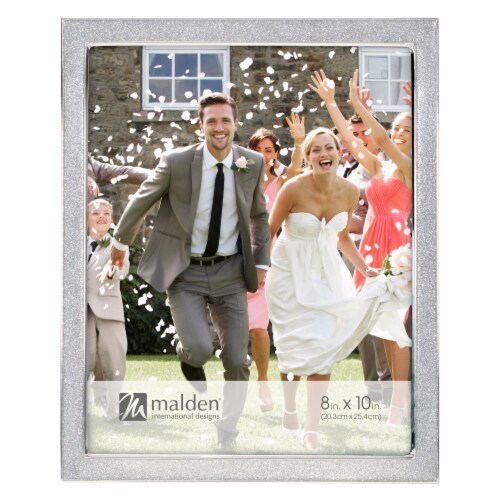 Malden® Glitter Metal Picture Frame Perspective: front