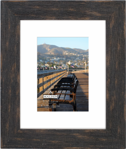 Malden 8 x 10 Picture Frame with 5 x 7 Mat Perspective: front