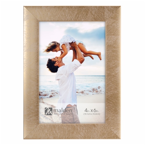 Malden® Gold Linear Picture Frame Perspective: front