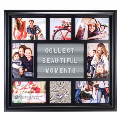 Malden Black Letterboard Picture Frame Perspective: front