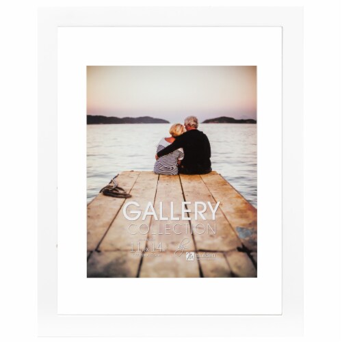 Malden Gallery Collection Frame - White Perspective: front